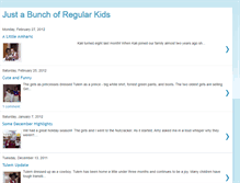 Tablet Screenshot of justabunchofregularkids.blogspot.com