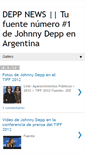 Mobile Screenshot of depp-news.blogspot.com