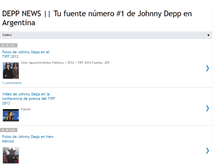 Tablet Screenshot of depp-news.blogspot.com