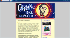 Desktop Screenshot of capitanadelespacio.blogspot.com