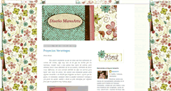 Desktop Screenshot of disenomanoarte.blogspot.com