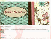 Tablet Screenshot of disenomanoarte.blogspot.com