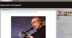 Desktop Screenshot of caponnetto-poesiaperta.blogspot.com
