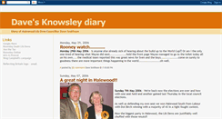 Desktop Screenshot of davesknowsleydiary.blogspot.com