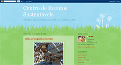 Desktop Screenshot of centrodeeventosustentaveis.blogspot.com