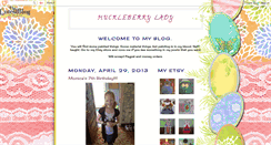 Desktop Screenshot of huckleberrylady.blogspot.com