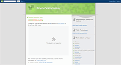 Desktop Screenshot of bicycleparkingsydney.blogspot.com