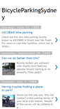 Mobile Screenshot of bicycleparkingsydney.blogspot.com