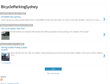 Tablet Screenshot of bicycleparkingsydney.blogspot.com