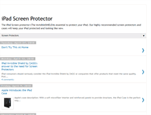 Tablet Screenshot of ipadprotector.blogspot.com