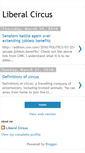 Mobile Screenshot of liberalcircus.blogspot.com
