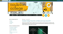 Desktop Screenshot of coulsdoncollegevisualarts.blogspot.com