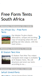 Mobile Screenshot of freeformtentssouthafrica.blogspot.com