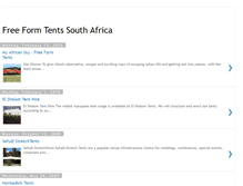 Tablet Screenshot of freeformtentssouthafrica.blogspot.com