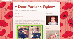 Desktop Screenshot of dearparkerc.blogspot.com