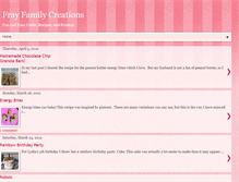 Tablet Screenshot of frayfamilycreations.blogspot.com