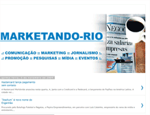 Tablet Screenshot of marketando-rio.blogspot.com