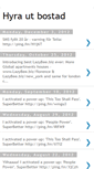 Mobile Screenshot of hyra-ut-bostad.blogspot.com