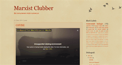 Desktop Screenshot of marxistclubber.blogspot.com