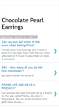 Mobile Screenshot of chocolatepearlearrings.blogspot.com