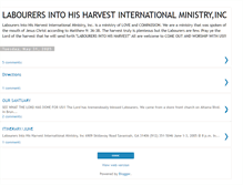 Tablet Screenshot of labourersintohisharvest.blogspot.com
