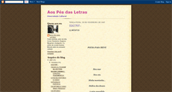Desktop Screenshot of aospesdasletras.blogspot.com