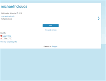 Tablet Screenshot of michaelmclouds.blogspot.com