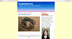 Desktop Screenshot of creatingforjoy.blogspot.com