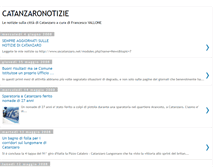 Tablet Screenshot of catanzaronotizie.blogspot.com