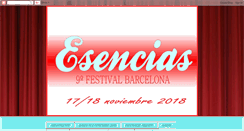 Desktop Screenshot of esenciasfestival.blogspot.com