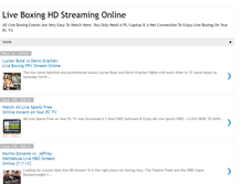 Tablet Screenshot of boxing4fans.blogspot.com