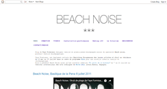 Desktop Screenshot of beachnoise.blogspot.com