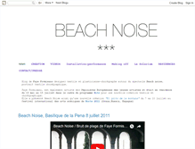 Tablet Screenshot of beachnoise.blogspot.com