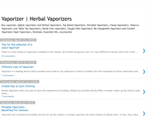 Tablet Screenshot of herbalvaporization.blogspot.com