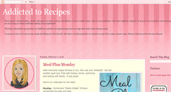 Desktop Screenshot of iamaddictedtorecipes.blogspot.com