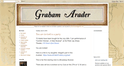 Desktop Screenshot of grahamarader.blogspot.com