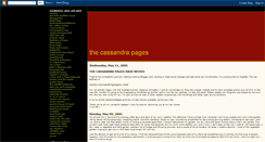 Desktop Screenshot of cassandrapages.blogspot.com
