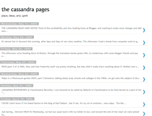 Tablet Screenshot of cassandrapages.blogspot.com