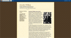 Desktop Screenshot of jaroslavpelikan.blogspot.com