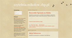 Desktop Screenshot of czytelnia-mikolow.blogspot.com