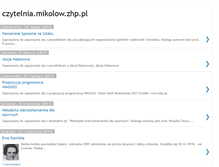 Tablet Screenshot of czytelnia-mikolow.blogspot.com