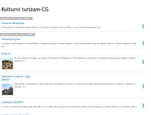 Tablet Screenshot of kulturniturizam-cg.blogspot.com
