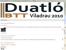 Tablet Screenshot of duatloviladrau.blogspot.com