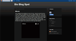 Desktop Screenshot of 1bioblogspot.blogspot.com