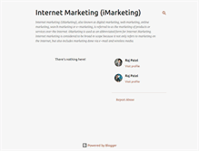Tablet Screenshot of i-marketings.blogspot.com