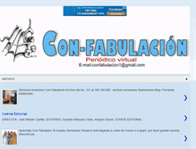Tablet Screenshot of confabulacion121-160.blogspot.com