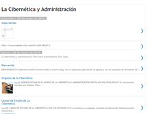 Tablet Screenshot of laciberneticayadministracion.blogspot.com