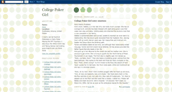 Desktop Screenshot of college-poker-girl.blogspot.com