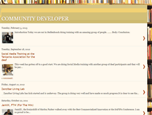 Tablet Screenshot of communitydevoloper.blogspot.com