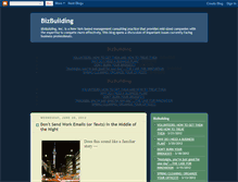 Tablet Screenshot of bizbuildingstrategy.blogspot.com